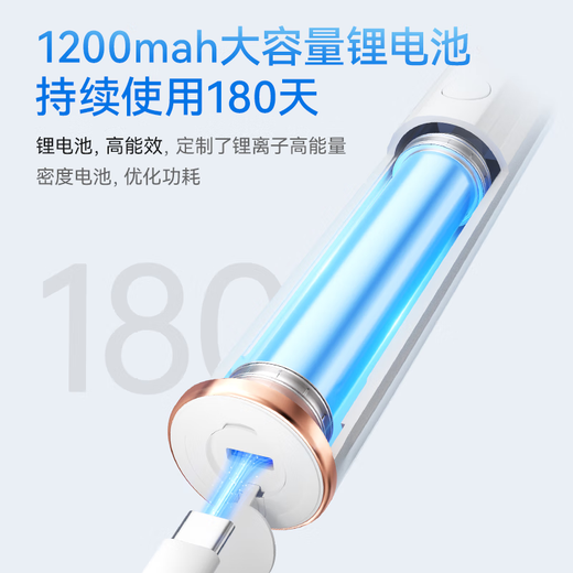 KONKA electric toothbrush adult model household magnetic levitation sonic electric soft bristle toothbrush rechargeable couple electric toothbrush pearl white 5 Dupont antibacterial soft brush heads