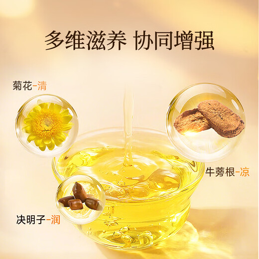 同仁堂品牌菊花枸杞决明子牛蒡茶150g（30包）养护枸杞菊花肝茶养生茶包