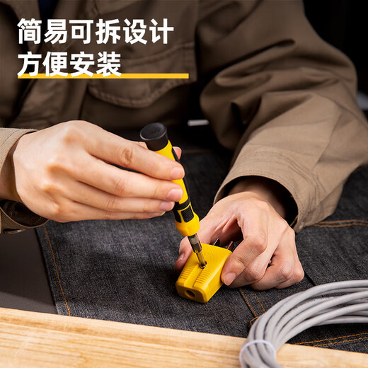 Deli power plug T18296 single-phase two-pole detachable plug two-pin 250V 10A