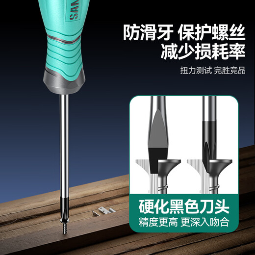 Shanze Cross Slotted Screwdriver 4-piece Set with Magnetic Suction Multifunctional Screwdriver Home Repair Tool LSD2