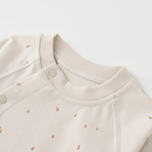 Tongtai (Tongtai) Baby Oseie Spring and Autumn Cotton Algodón Pure Men and Women Ropa de bebé Haggard Ropa arrastrándose de la ropa para niños Color de albaricoque 90 cm