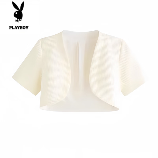 Playboy Short Shal Cardigan для женщин с летним тонкой блузкой с коротки