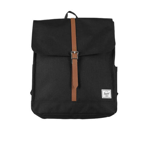 Herschel Supply Co.男士多功能双肩包 轻便耐磨聚酯纤维设计 顶部提手便携 黑色 均码