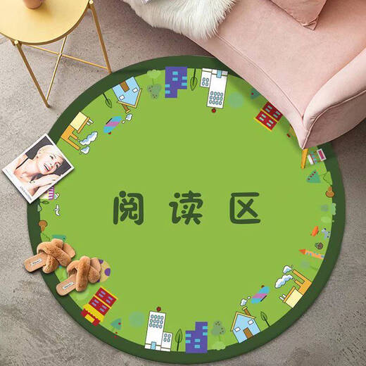 咏幻幼儿园儿童房宇宙行星太空圆形地垫卡通电脑椅转椅垫吊篮地毯 航行太空 300厘米3米直径