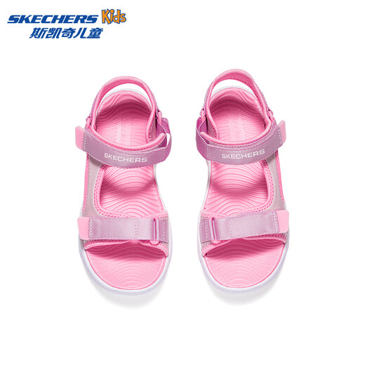 Skechers Girls Velcro Sports Sandals 303048L Light Pink/LTPK 27.5