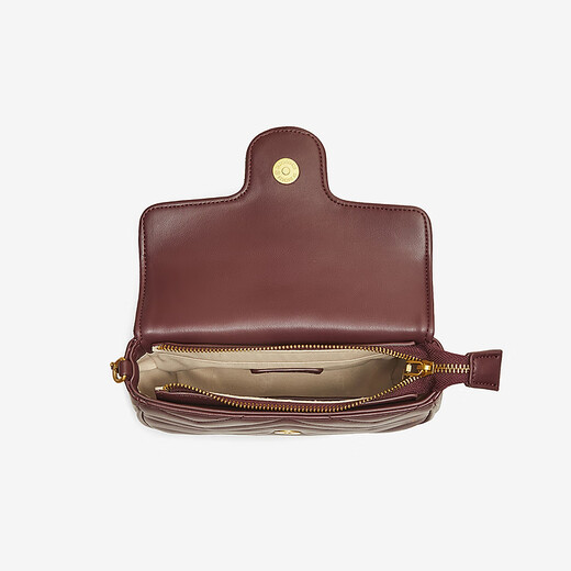 
Best 2025 Winter Shopping Mall New Chain Small Square Bag Fashion Trendy One-Shoulder Crossbody Bag Women's TY053DX5 Burgundy F