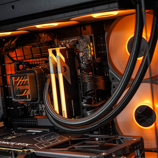 ASUS RTX5080/5090D graphics card host Ryzen 7 9800X3D assembled computer host ASUS rog family bucket Black Myth Game DIY desktop assembled computer host upgrade package