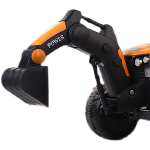 OTHER/Autre pelle électrique pour enfants pouvant accueillir une personne, grande pelle télécommandée, super grand jouet, grande taille automatique, deux personnes peuvent s'asseoir, Xinhong - grande pelle entièrement électrique + ceinture de sécurité, dessus avec télécommande double entraînement + double grande batterie 14000 mAh