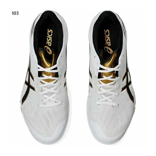 ASICS table tennis shoes Attack Dominate FF 2 low-top comfortable professional table tennis shoes 1073A010 103 (white x black) 42.5 (270mm)