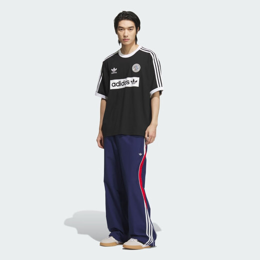 Adidas Clover Series Men RINGER TEE Short Sleeve KC2603 Black M
