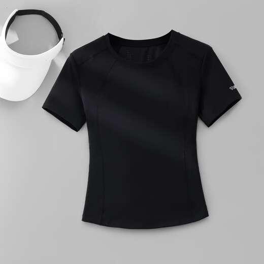 
PHIGEER sports top for women 2025 high-end new style rear pockets can hold mobile phone quick drying clothes running fitness short-sleeved T-shirt Daizi short-sleeved short-sleeved [rear pocket mesh quick-drying breathable] XL [recommended 118-130Jin [Jin equals 0.5 kg]]