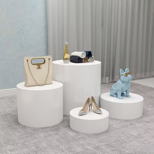 Shitingju air conditioner base cylindrical heightening bracket square and round vertical cabinet universal bracket mat live broadcast platform ornament base custom link contact customer service