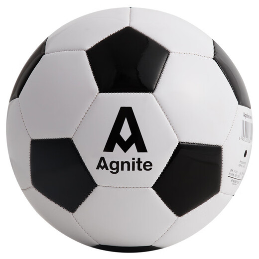 Angnett Football Adult Children's's Us Resistant Training Game Ball Machine Couture n ° 5 Football F1203 Football / Piece Black + White No. 5 Ball (11 personnes régulières)