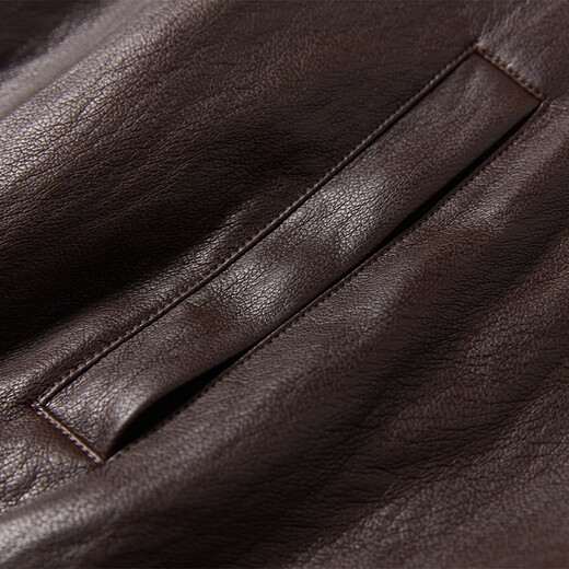 Veste en cuir marron Brown Xianging Maillard pour femmes courte 2025 Automne Nouveau revers rétro Pu Leather Veste de moto