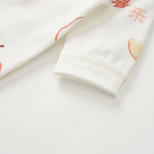 Tongtai (TONGTAI) baby jumpsuit spring and autumn pure cotton clothes newborn baby butterfly jumpsuit monk suit red 52cm