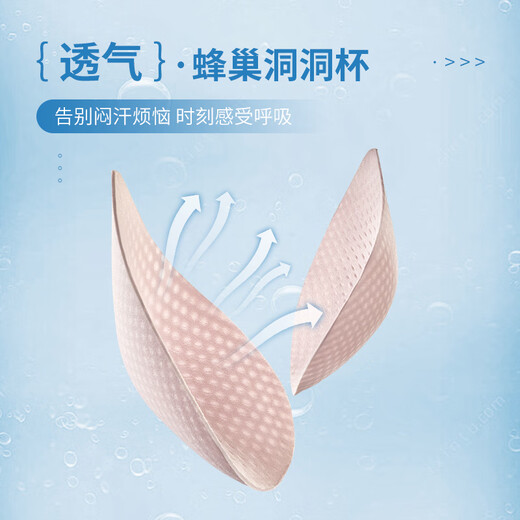 
Cat Man (MiiOW) Cool Underwear for Women Ice Silk Thin Style Collected Bra Breathable Honeycomb Cup Lift Antibacterial Scarf Bra Ice Blue [Ice Silk Cool Feel Comfortable Lift] L [36/80ABC Weight 105-120Jin [Jin equals 0.5 kg]]