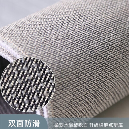 Lei'erout Living Room Carpet No Washable Wipeable Sofa Mat Large Area Full Shop Room High-end Home Waterproof Simple No. 15601 1 piece 400CM*240CM Customized No Return or Replacement