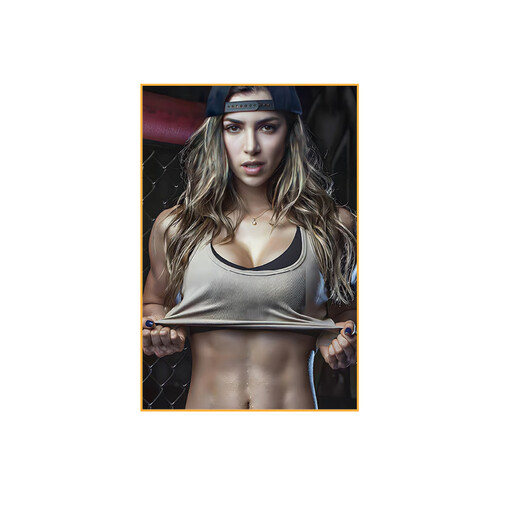 Chengliu Fitnessstudio Wanddekoration Hängende Malerei Sporthalle Hintergrund Wandaufkleber Bodybuilding Poster Slogan Atmosphäre Layout 1656y Fitnessstudio-Bild Farbmodell 2-5mmlk Super groß