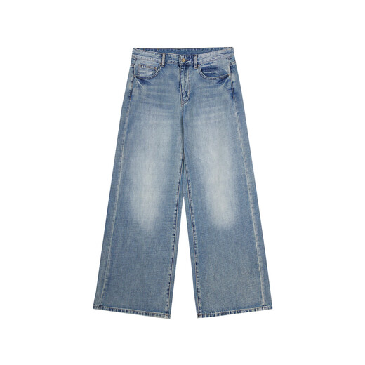 JNBY [gleiches Modell im Einkaufszentrum] 24 Herbst -Jeanshosen Wide Legs Hosen 5o9e12530 093/Green und Grey M