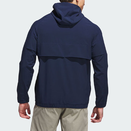 Adidas Jacke Herren 2025 Frühlings- und Herbst -New Fitness Training Sportswear Kapuze Windproof Casual Jacket JL7914 Academy Navy Blue S