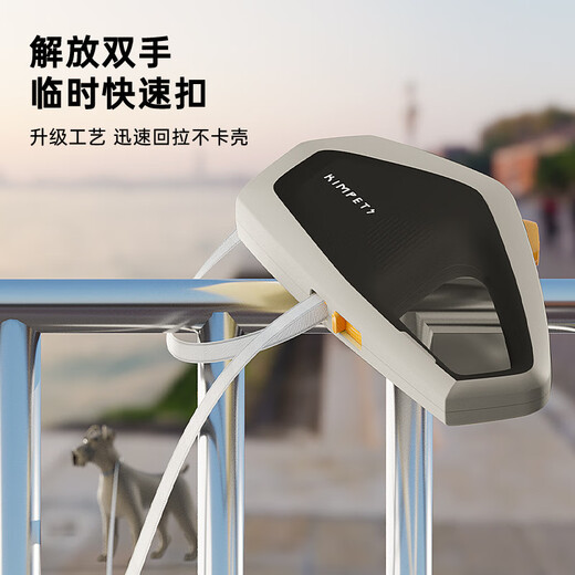 Beichuzhong dog leash, dog leash, large, medium and small dog walking dog and cat automatic retractable leash dog chain pet supplies new streamlined 5M gray black