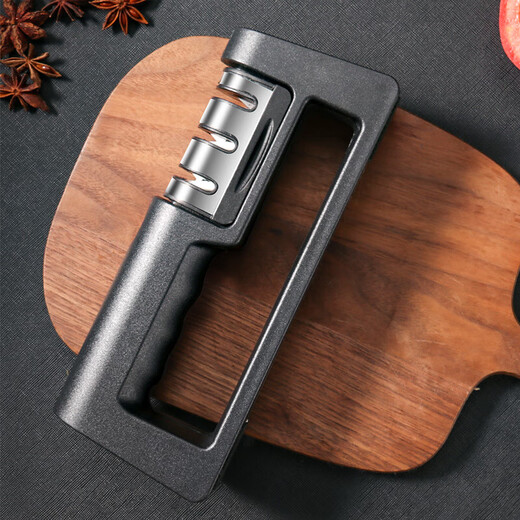 Baijie quick knife sharpener artifact multi-functional household whetstone kitchen knife scissors three-stage sharpening rod special tool