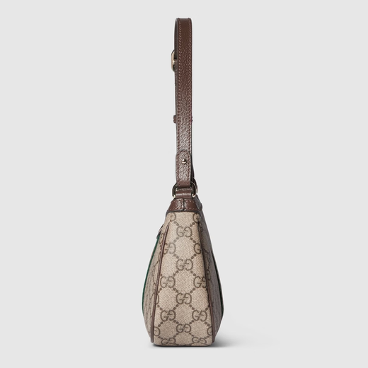 GUCCI Gucci Ophidia series small shoulder bag new gift beige and dark brown one size
