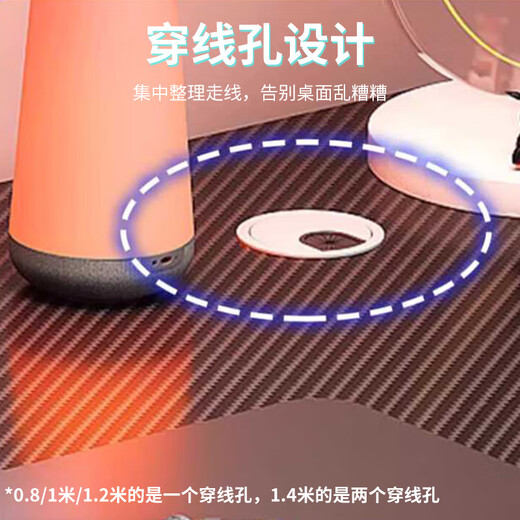 Yaoying Computer Desk Desktop Esports Desk Home Study Desk Writing Desk Workbench Office Desk HXZ33 Upgraded Reinforcement 80*60cm (Esports Black)