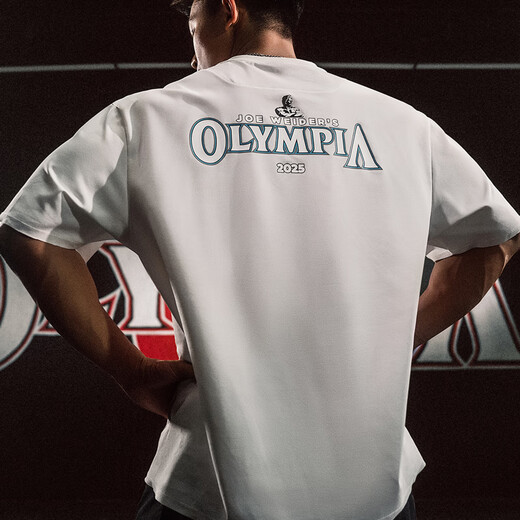 Monster Guardians sports short-sleeved men's Osai joint round neck three-color loose commemorative T-shirt Black Black L