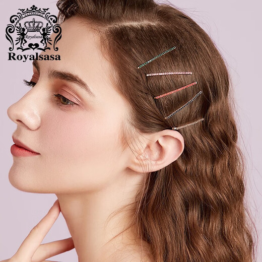 Royal sasa royal salsa hair clip one-word clip side clip side clip bangs clip hair clip hair accessories hair accessories 5 pack