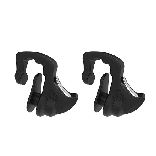 Jingchuan Asahi's chicken-eating artifact metal mechanical buttons four-finger handle back button type rear physical keyboard shoulder key Delta mobile phone Fearless Contract mobile game peripheral contact assist device chicken-eating artifact auxiliary pair (2 pieces)