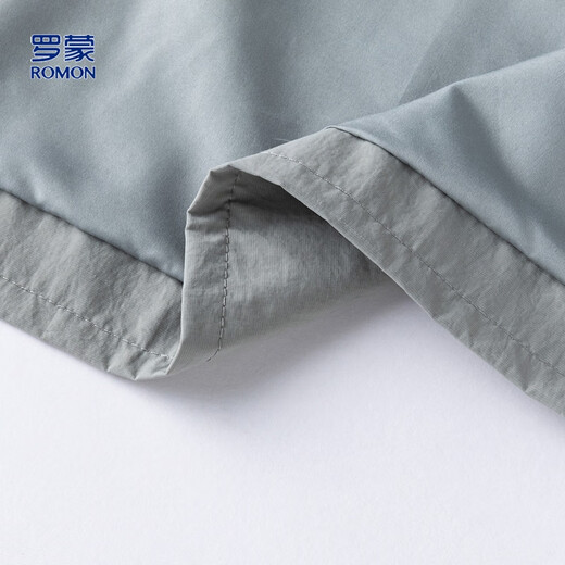 Romon Jacket Men's Fashion Basic Versatile Jacket Comfortable and Breathable Men's Lapel Outdoor Jacket