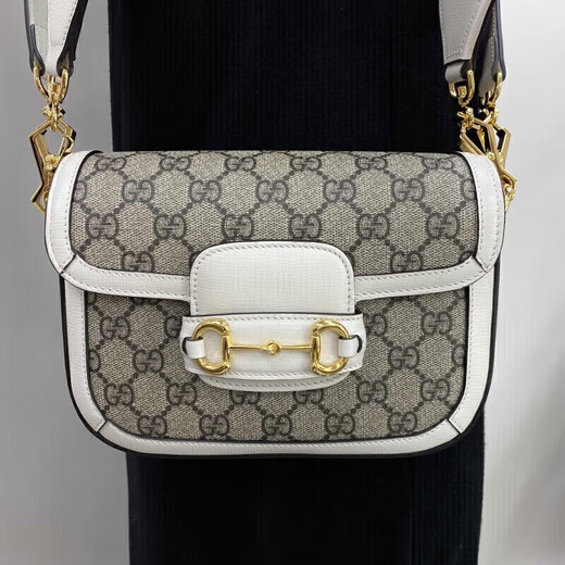 Gucci (Gucci) [618] Series Series GG Sagce Sag для подруги подарки седло сумка 658574 Huhhg 9759 Белый