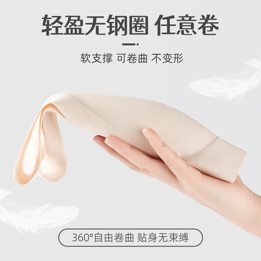 LOYACKIND mother's underwear, women's thin vest-style front button bra, no wire bra, middle-aged and elderly ice silk seamless large size summer solid color model, plain skin + plain skin, L suitable for 100-120 Jin Jin equals about 0.5 kg