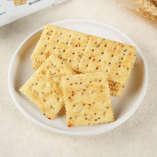永辉优选 YH YH SELECTION永辉超市黑松露火腿苏打饼干食品早餐下午茶零食正品官方旗舰店 黑松露火腿苏打饼干680g/1盒