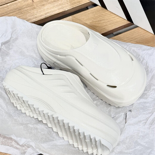 ADIDAS OZWAVE CLOG ozeave CLOG versatile comfortable anti-wear and non-slip slippers for men and women JR9272 Han Yubai 40.5 (250mm)