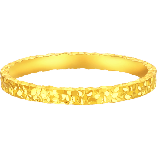 China Gold (CHINA GOLD) gold ring pure gold 999 broken gold ring women's zodiac year New Year's Eve gift for girls Valentine's Day gift circle number 12/about 1g