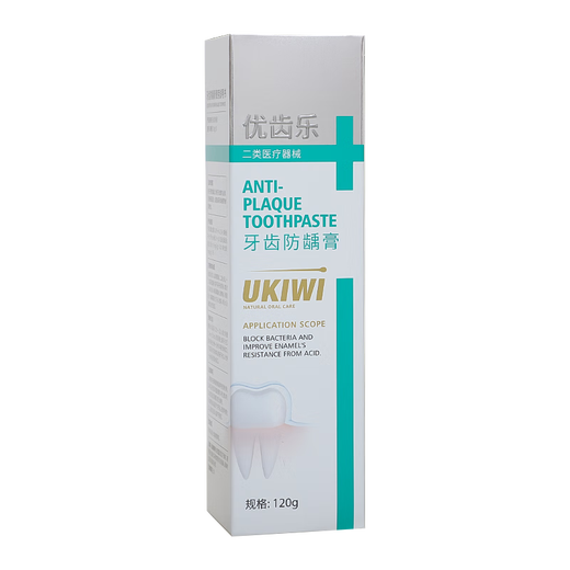 优齿乐 牙齿口腔护理 Ⅱ类器械 医用非牙膏 牙齿防龋膏120g*1支