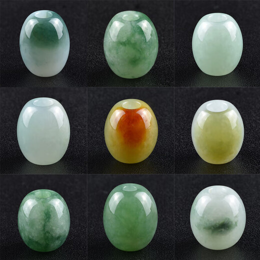 Lennik Samstags Lucky Style Jade Road Anhänger Jade Transfer Fortune Perlen Myanmar A-Go Perle Jade Anhänger Nummer 9900