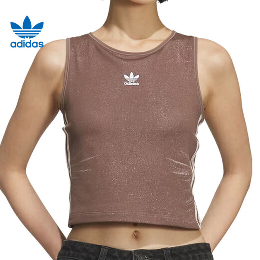阿迪达斯 （adidas）三叶草女子夏季运动休闲无袖T恤KE3892 KE3892【2025夏季】 L