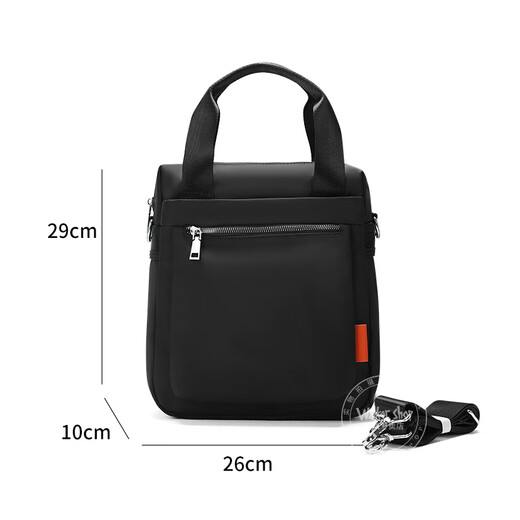 Walker Shop men's briefcase [Oxford cloth] one-shoulder laptop bag vertical business travel handbag fashion men's bag blue 29*10*26 11 inches