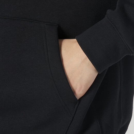 Nike (NIKE) men's clothing 2025 spring new sportswear outdoor fashion casual jacket warm plush jacket black/knit/plus plush M