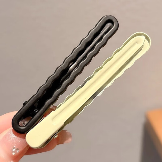 Dopamine colored hair clips, wavy clips, broken hair clips, side bangs clips, seamless hair clips, one-word clips, hair accessories, headwear, hot selling 8-piece set