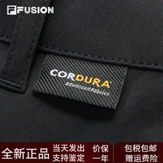 斐乐（FILA）FUSI潮牌梭织长裤女2025夏季新款时尚休闲宽松工装裤 正黑色-BK S 160/62A