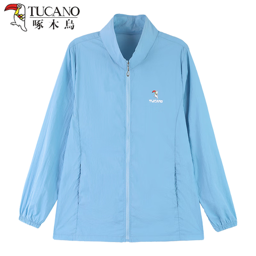 
TUCANO; Woodpecker Sunscreen Clothes for Women Summer Thin 2025 New Women's Outdoor Sunscreen Clothes Jacket Blue Thin Thin M 80-95Jin[Jin equals 0.5 kg]