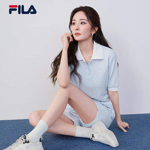 FILA杨幂同款FILA 斐乐女鞋板鞋2025夏季新款星韵鞋厚底鞋子休闲鞋 明亮白/奶油白色-WB 38