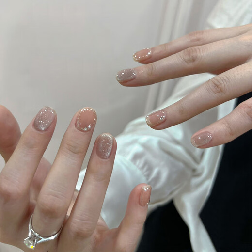 Mein siebentägiger handwächstes Nagel Großhandel Kristallstein Katze Auge Kleine rote Buch Whitening Nails können gefälschte Nägel bis 1047 Kristallpurpur Schmetterling Phototherapie Klebermodell abgelöst werden