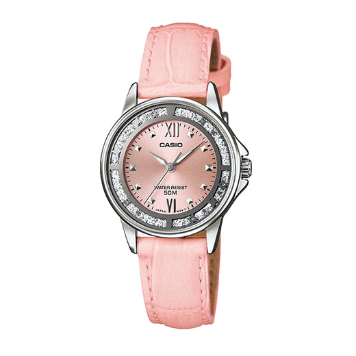 卡西欧（CASIO）手表女sheen满天星时尚轻奢指针式学生石英表LTP-1391D-4A官方 LTP-1391L-4AVPF