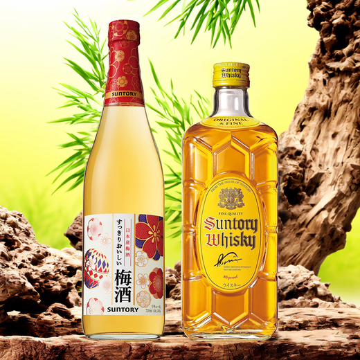 角瓶调和型威士忌700ml+梅酒720ml