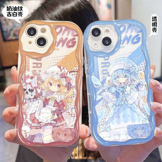 锟霖屹东方project魔理沙古明地恋手机壳适用华为小米OPPOvivoy78苹果15 奶油纹透明壳-W14124 iPhone 其他型号